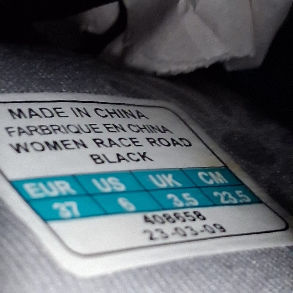 Bontrager‎ Race Road WSD Cycling Shoes Black Blue Womens sz 6 Ratchet Buckle - Picture 10 of 10